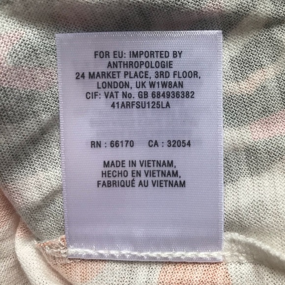 Anthropologie Zebra Graphic Watercolor Chatty Tee - Picture 5 of 7